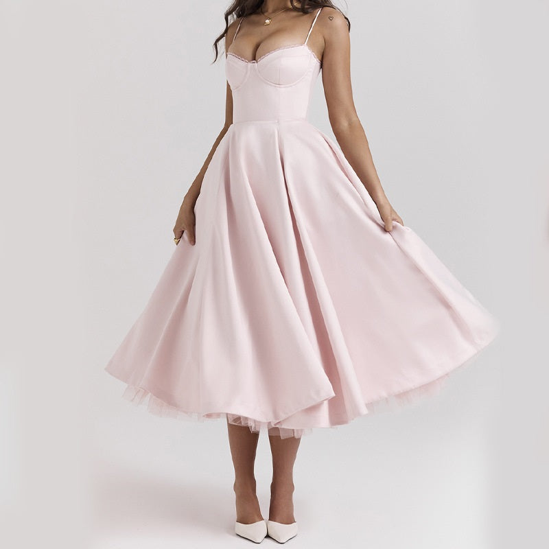 Drune | Elegante Partykleid Ohne Ärmel für Damen