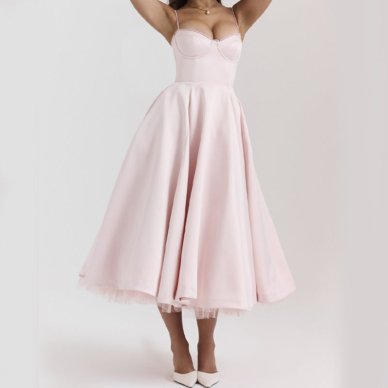 Drune | Elegante Partykleid Ohne Ärmel für Damen