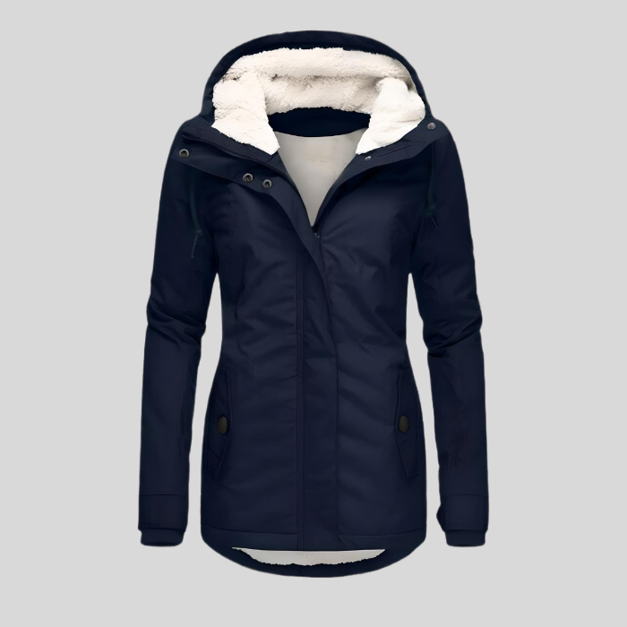 Drune | warme Winterjacke mit Kapuze für Damen