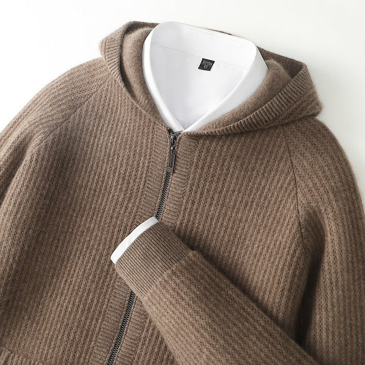 Drune | CASHMERE REISSVERSCHLUSS HOODIE
