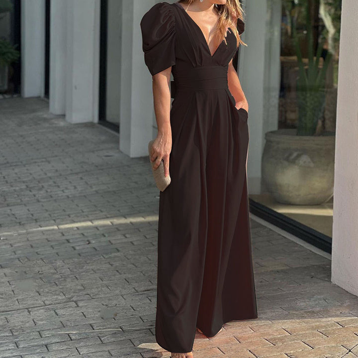 Drune | Stilvolle V-Ausschnitt Jumpsuit für Damen Molly