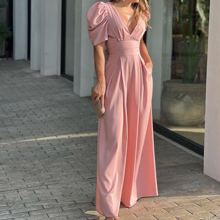 Drune | Stilvolle V-Ausschnitt Jumpsuit für Damen Molly