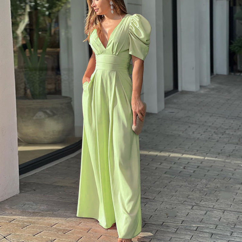 Drune | Stilvolle V-Ausschnitt Jumpsuit für Damen Molly