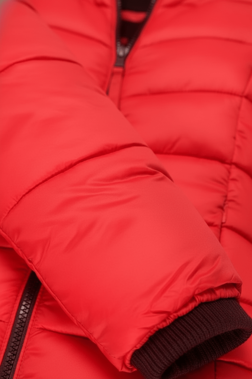 Drune | Abnehmbare Kapuze und schmal geschnittene Steppjacke