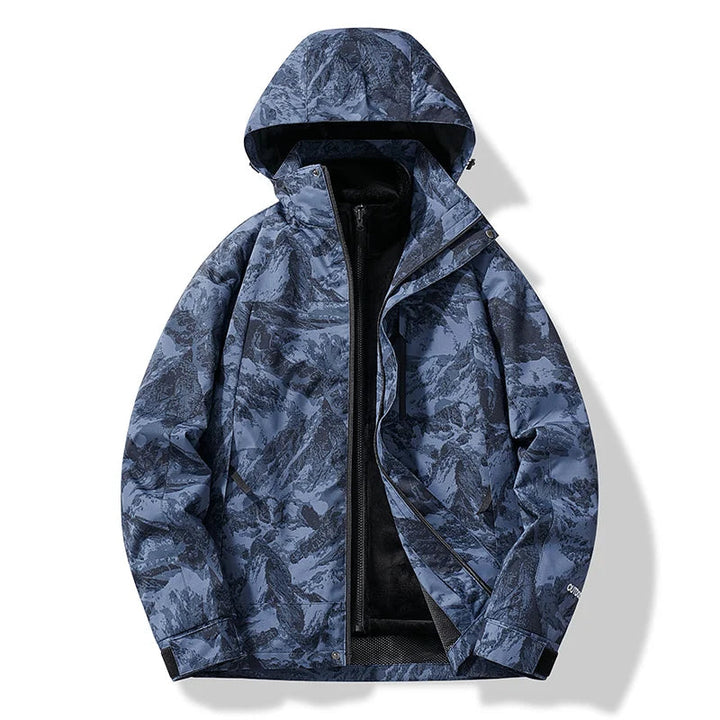 Drune | Damen Winddichter Jacke mit Abnehmbarer Kapuze und Wasserfesten Reißverschlüssen