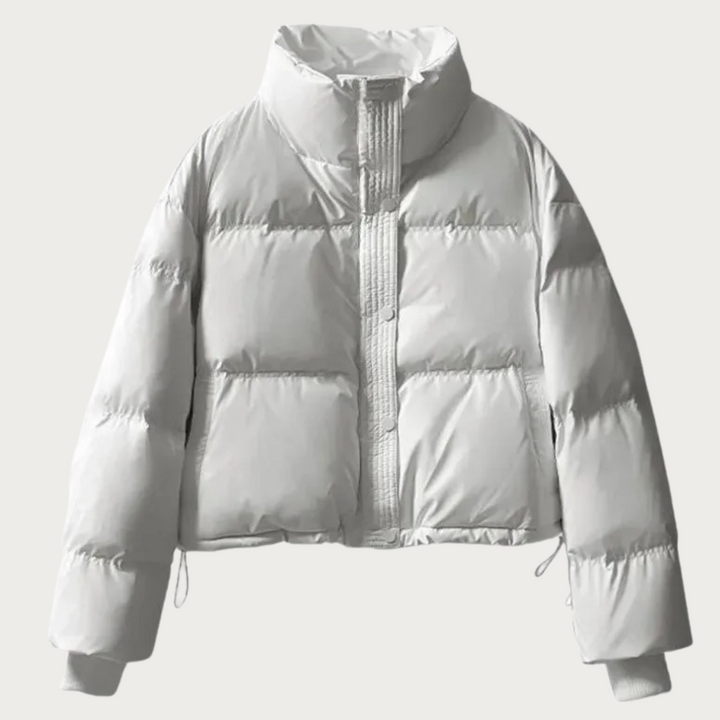 Drune | Damen Kurze Pufferjacke mit Hohem Kragen und Isolierender Füllung