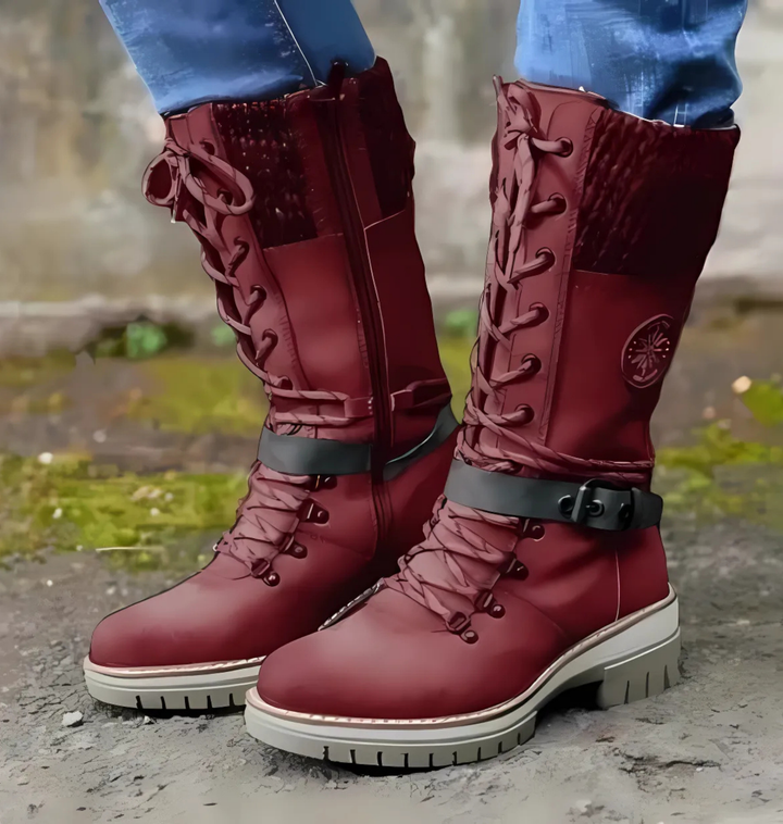 Drune | Stiefel - Knöchelhöhe - Schnürung - Chunky Profilsohle