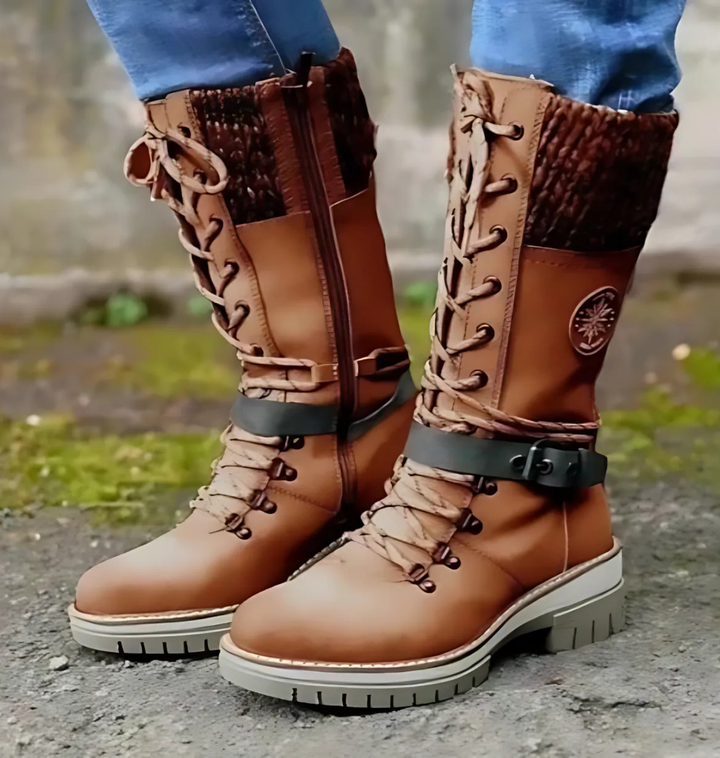Drune | Stiefel - Knöchelhöhe - Schnürung - Chunky Profilsohle