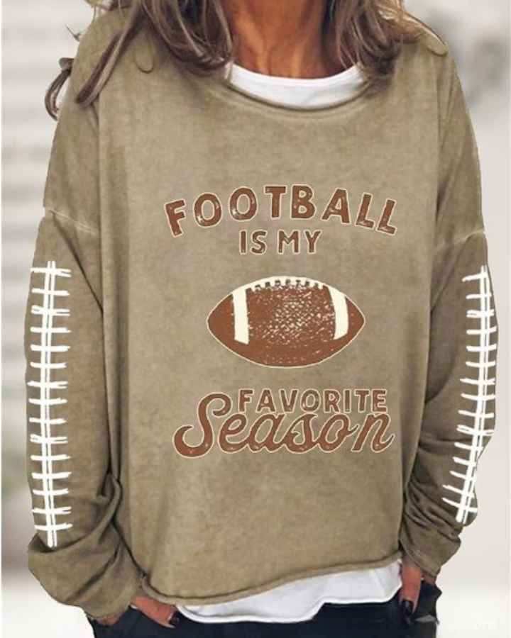 Drune | Sweatshirt - Baumwoll-Mischung - Lockere Passform - Rundhalsausschnitt - Lange Ärmel - Grafikdruck