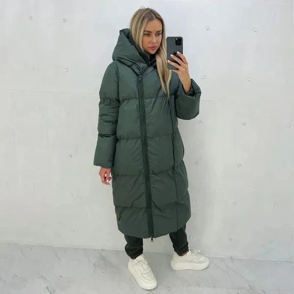 Drune | Wintermantel Langer und Warmer Mantel für Damen