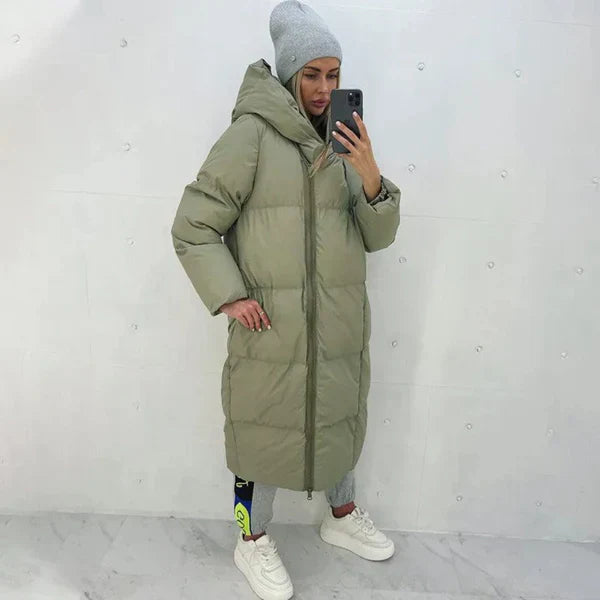Drune | Wintermantel Langer und Warmer Mantel für Damen