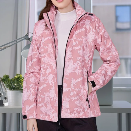 Drune | Winterjacke mit Camouflage-Druck und bequemer Passform