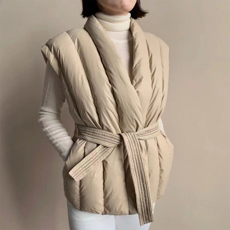 Drune | Wrap Puffer Gürtelweste