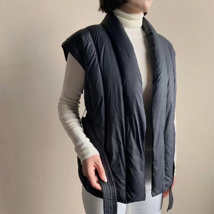 Drune | Wrap Puffer Gürtelweste