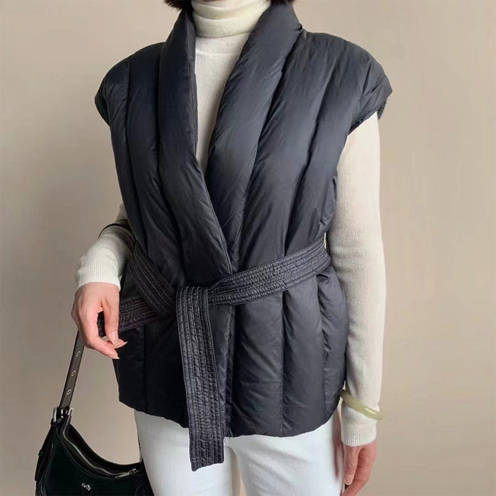 Drune | Wrap Puffer Gürtelweste