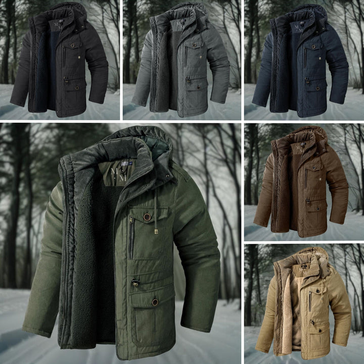 Drune | Down Winterjacke Mit Fleece Futter