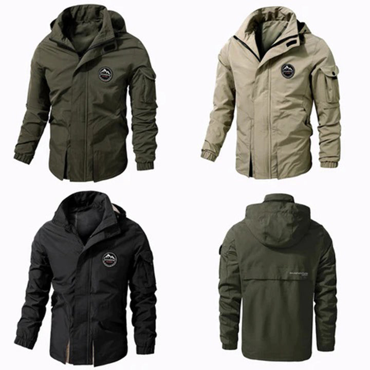 Drune | Herren Bomberjacke mit Kapuze