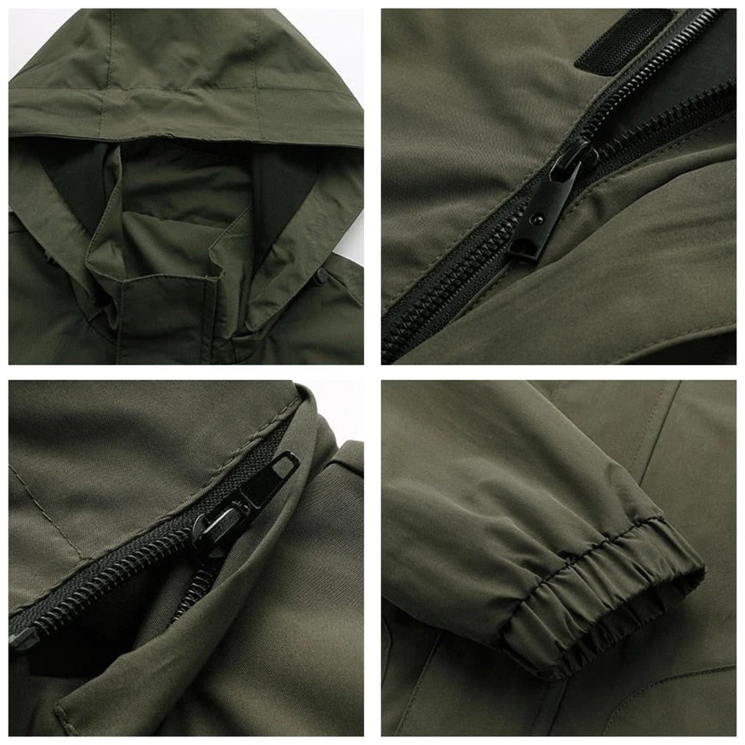 Drune | Herren Bomberjacke mit Kapuze