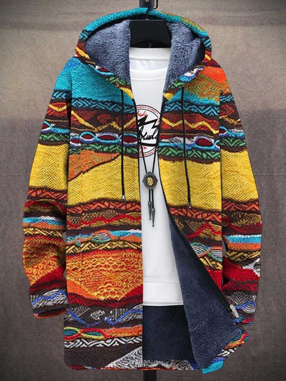 Drune | Einzigartige Künstlerisch Bedruckte Jacke
