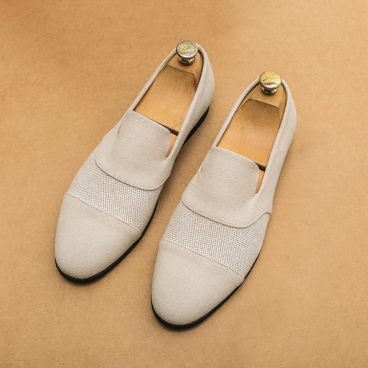 Drune | Herren Luxe Leder Frosted Loafers