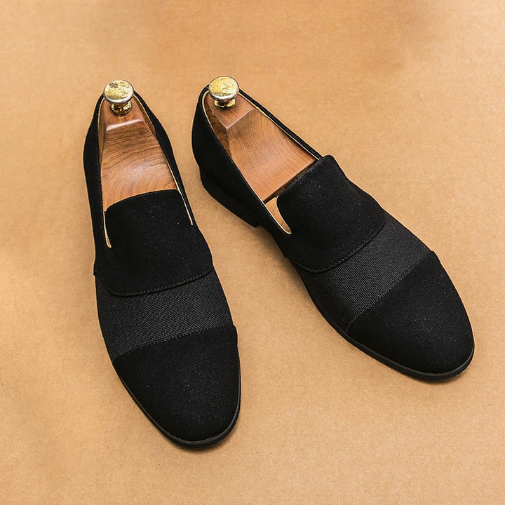 Drune | Herren Luxe Leder Frosted Loafers
