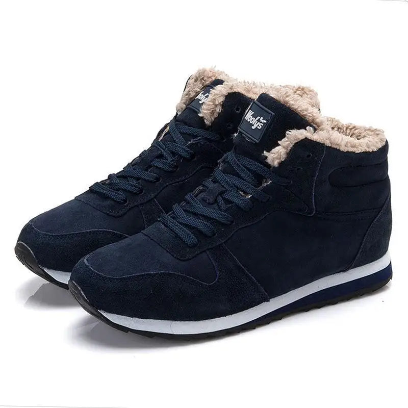 Drune | Herren Winterstiefel mit Faux-Fell und rutschfester Sohle
