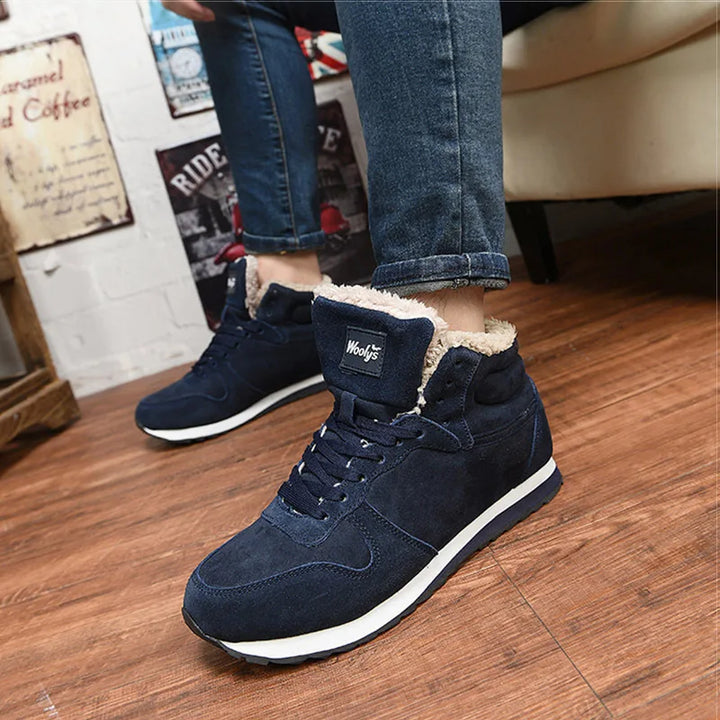 Drune | Herren Winterstiefel mit Faux-Fell und rutschfester Sohle