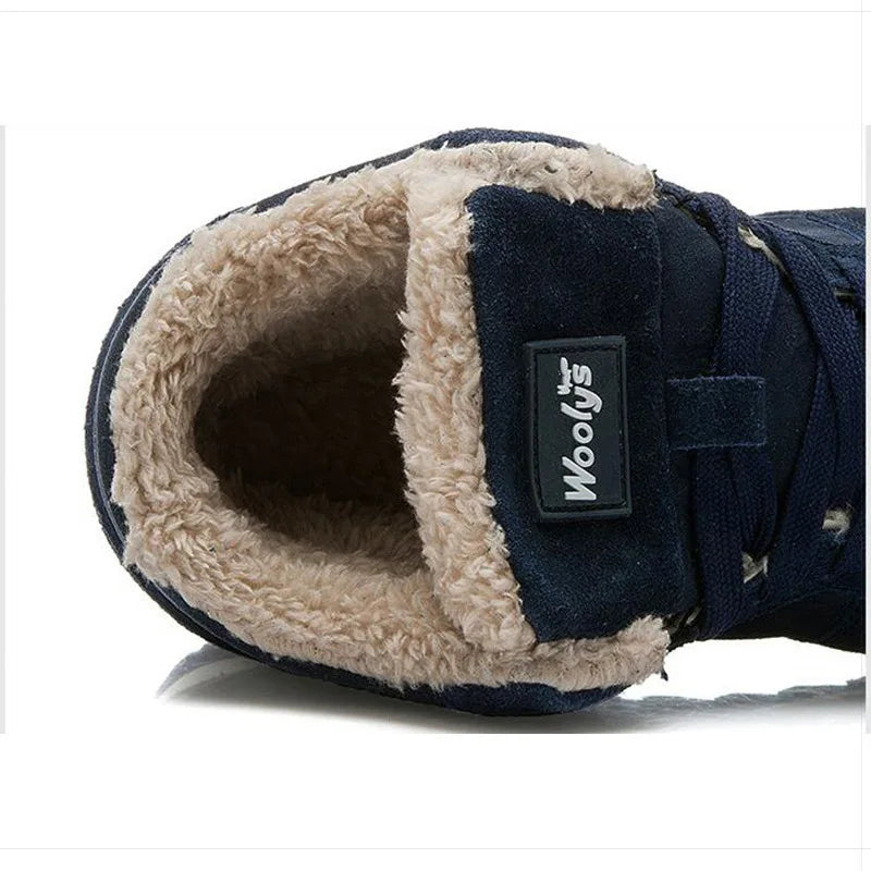 Drune | Herren Winterstiefel mit Faux-Fell und rutschfester Sohle