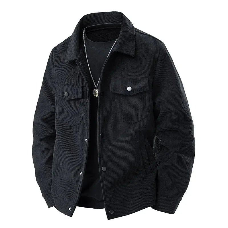 Drune | Cord Lässig & Bequem Jacke