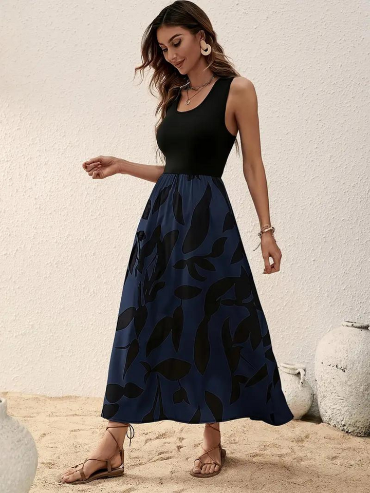 Drune | Ärmelloses Boho Maxikleid