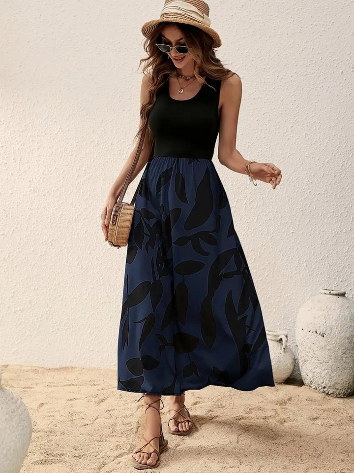 Drune | Ärmelloses Boho Maxikleid