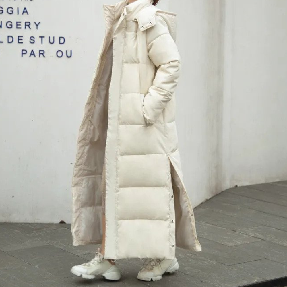 Drune | Langer Steppmantel für Frauen für den Winter