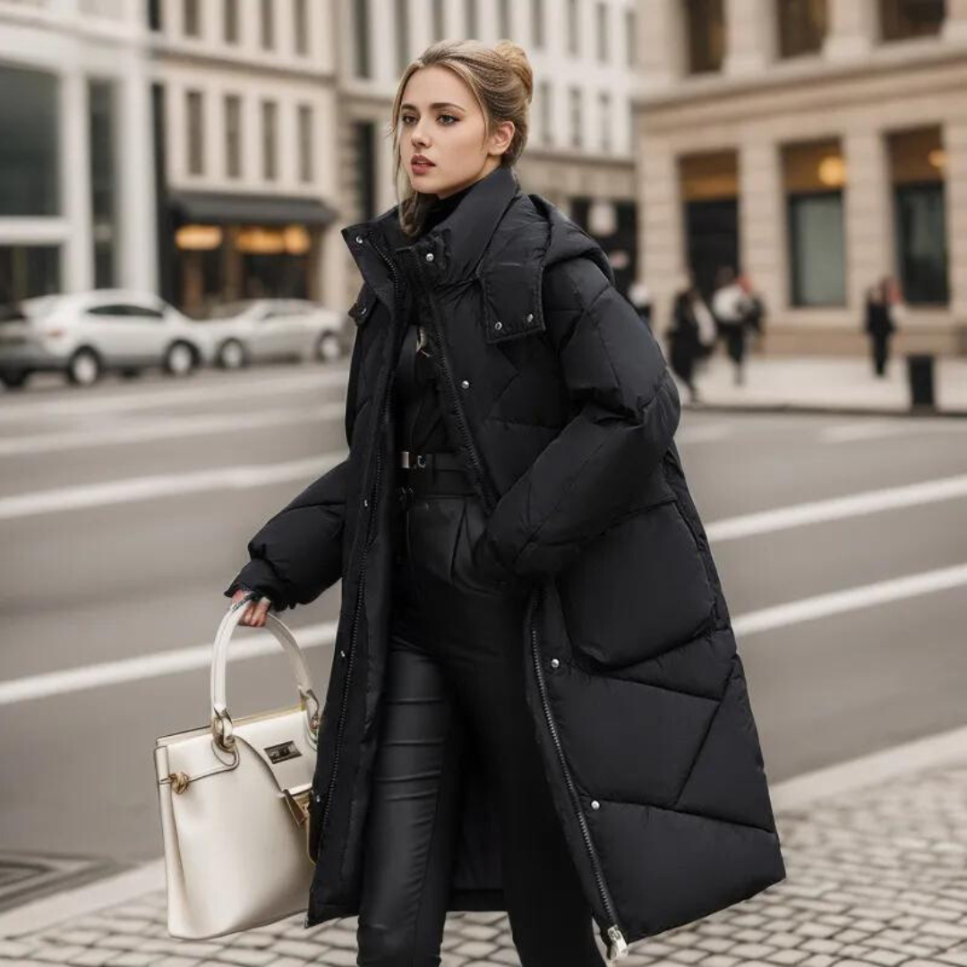Drune | Lange, warme Fleecejacke
