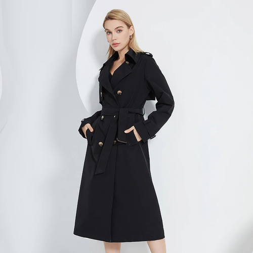 Drune | Parka mit Gürtel - Raffiniert und zeitlos
