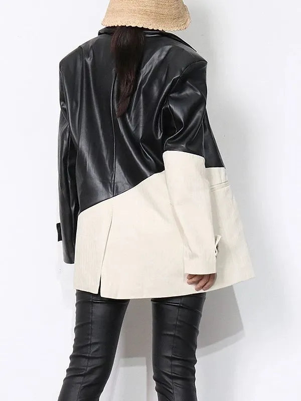Drune | PU-Lederjacke - Elegant & funktionell