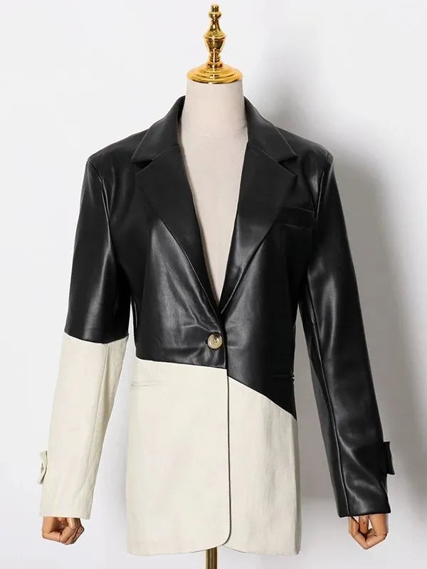 Drune | PU-Lederjacke Elegant & funktional