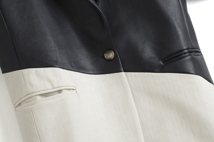 Drune | PU-Lederjacke - Elegant & funktionell