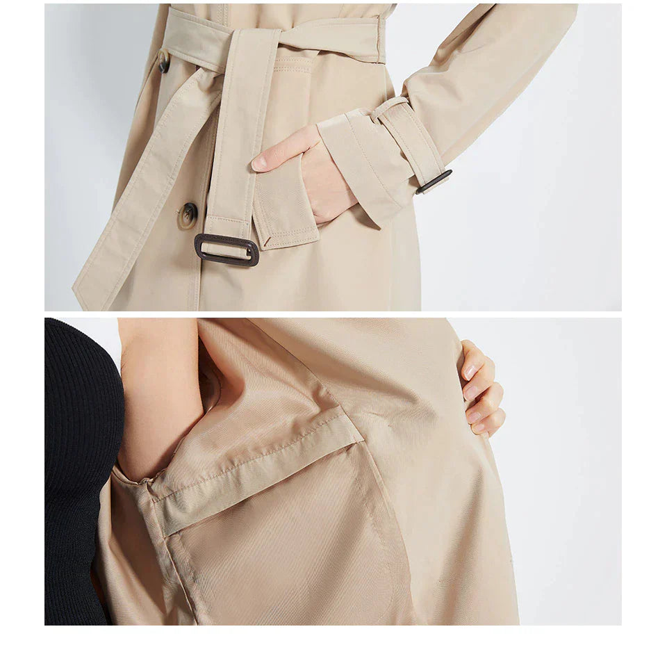 Drune | Parka mit Gürtel - Raffiniert und zeitlos