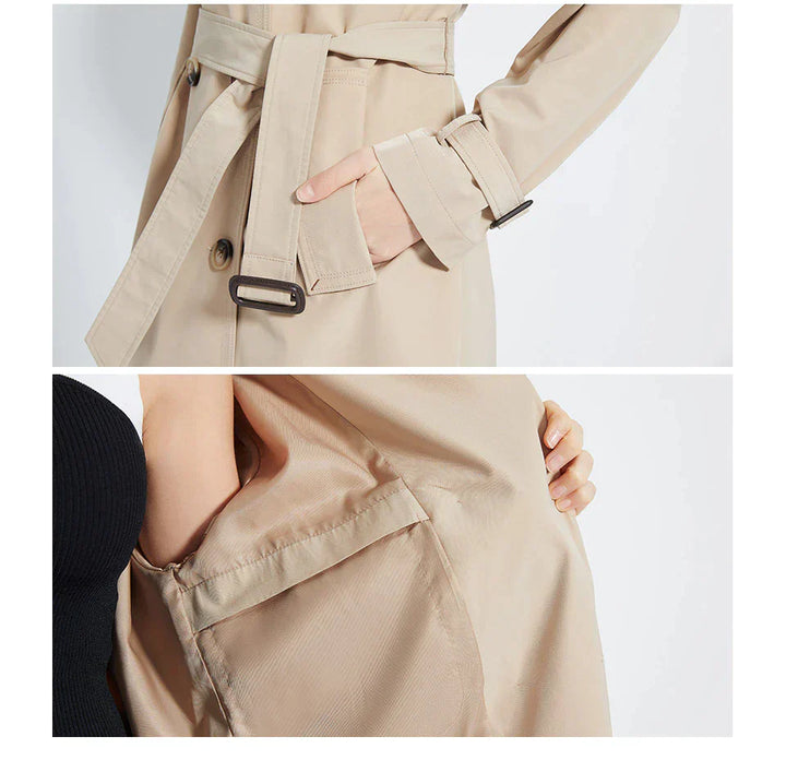 Drune | Parka mit Gürtel - Raffiniert und zeitlos