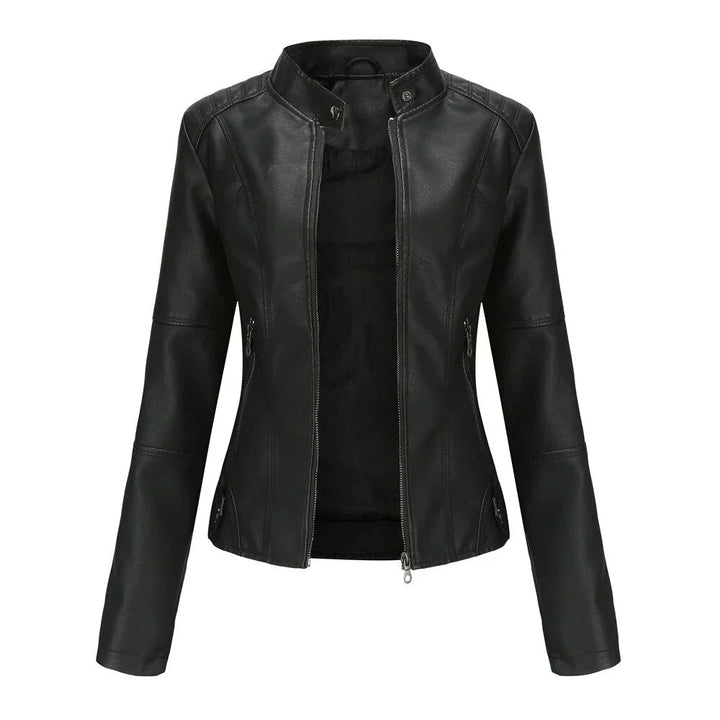 Drune | Lederjacke für Frauen mit Mao