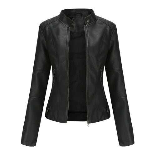 Drune | Lederjacke für Frauen mit Mao
