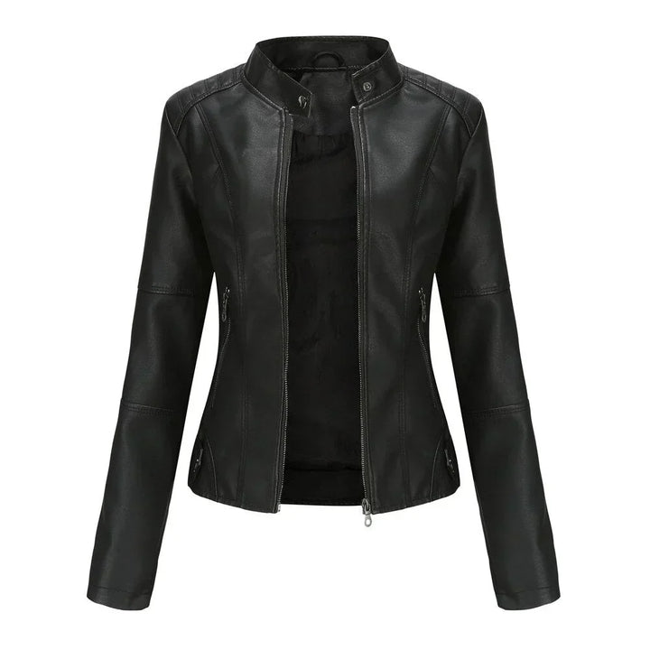Drune | Lederjacke für Frauen mit Mao