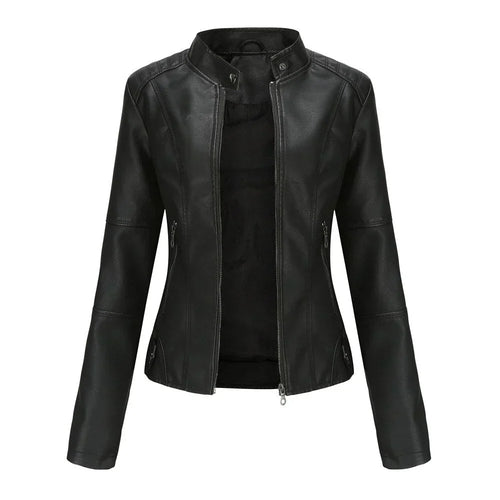 Drune | Lederjacke für Frauen mit Mao