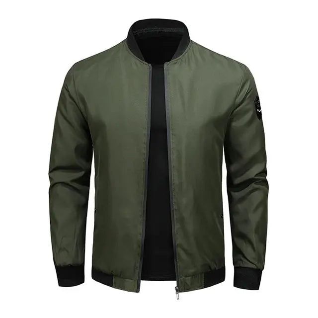 Drune | Herren-Bomberjacke mit Reißverschluss - Lässig