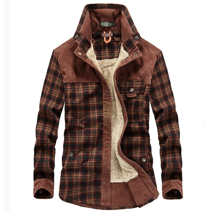 Drune | Wintermantel Herren fleece gefüttert
