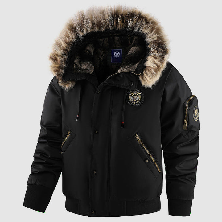 Drune | Bomber-Style Winterjacke mit Innenfutter