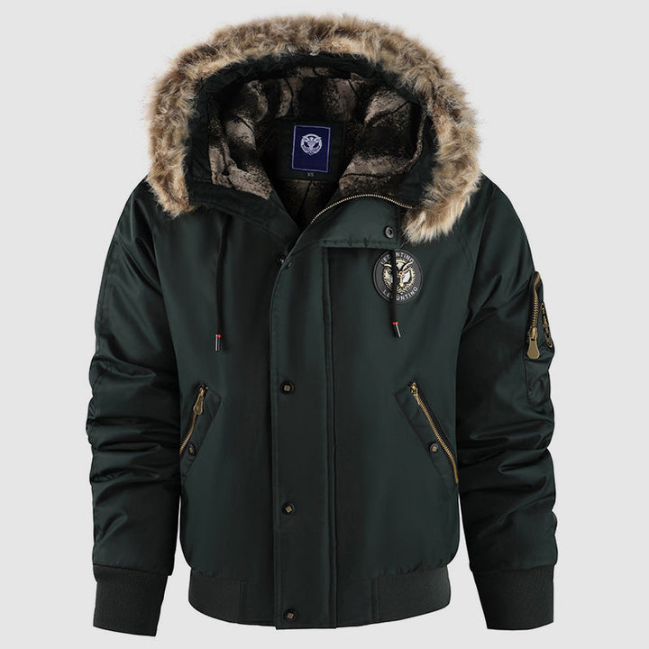 Drune | Bomber-Style Winterjacke mit Innenfutter