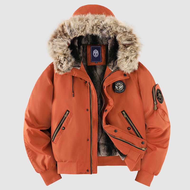 Drune | Bomber-Style Winterjacke mit Innenfutter
