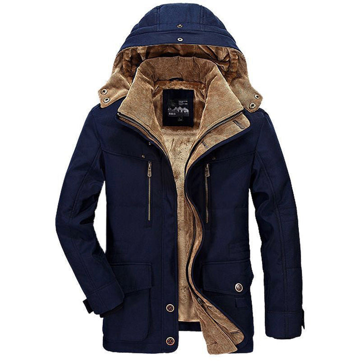 Drune | Fleece gepolsterte Winterjacke mit tiefen Taschen