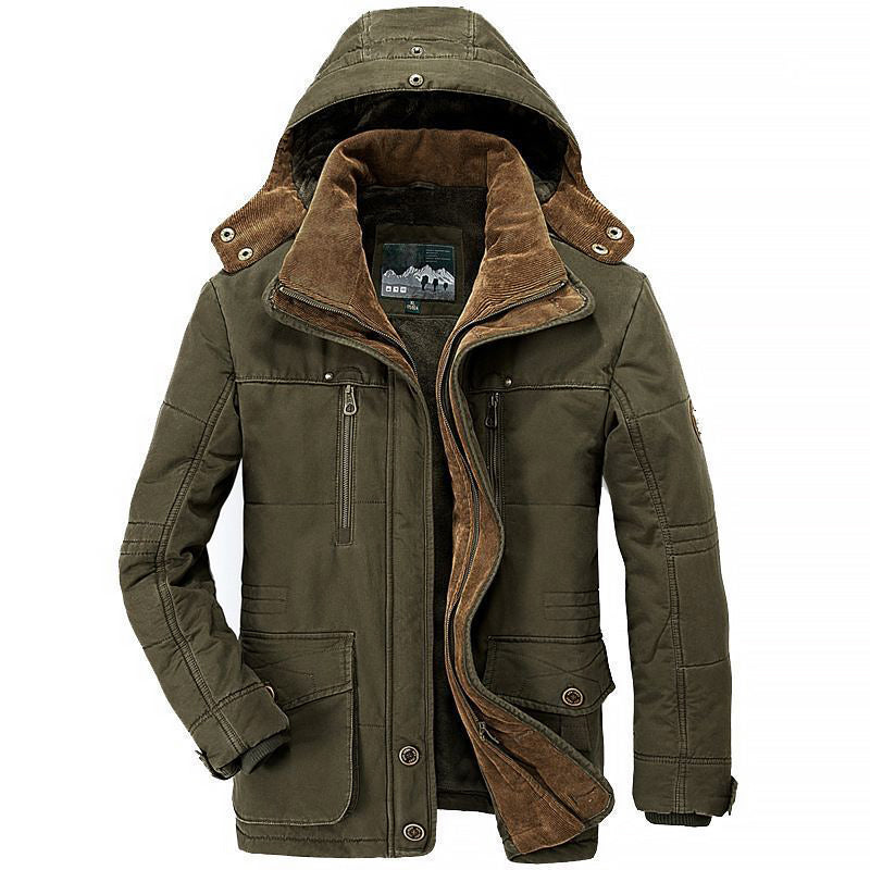 Drune | Fleece gepolsterte Winterjacke mit tiefen Taschen